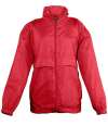 32300 Kids Surf SOL'S Kids Surf Windbreaker Jacket Red colour image